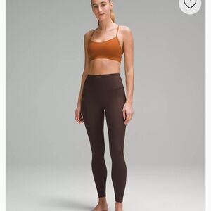 Lululemon brown ribbed leggings